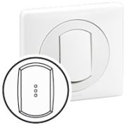 Legrand Celiane Бел Клавиша 1-ая с подсветкой IP44 (мех 067001/31)  067803