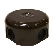 Распределительная коробка d 90mm коричневый Lindas 33512