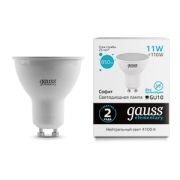 Лампа Gauss LED Elementary MR16 GU10 11W 850lm 4100К 13621