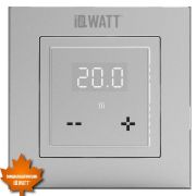 IQ THERMOSTAT D серебристый металлик Терморегулятор сенсорный программируемый
