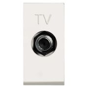 Розетка TV одиноч.,Zenit, альпийский белый