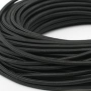 Провод декоративный круглый ПДК 2х1.5 черный