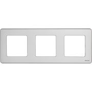Legrand/Daccord INSPIRIA Алюминий Рамка - 3 поста