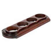 Рамка 4-местная дерево «Элегант», красное дерево