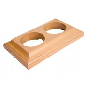 Рамка 2-местная дерево «Престиж», без тонировки