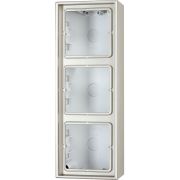 JUNG LS 990 Edelstahl Коробка 3-ая для накладного монтажа