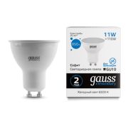 Лампа Gauss LED Elementary MR16 GU10 11W 850lm 6500К 13631