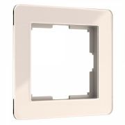 W0012743/ Рамка на 1 пост Acrylic (айвори)