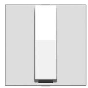 Вывод кабельный, 2-модульный, серия Zenit, альпийский белый