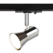 TR37-GU10CH Трековый светильник однофазный под лампу MR16 хром ЭРА