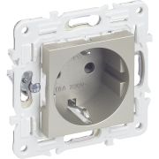 IEK SKANDY Шампань Розетка с/з с защитными шторками 16А SK-R04Sh.