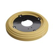 Рамка пластиковая 1-местная, песочное золото, серия «Усадьба»