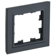 IEK BRITE BASE Графит Рамка 1-м РУ-1-БрГ.