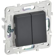 IEK SKANDY Титан Выключатель 2-клавишный перекрестный 10А SK-V06T