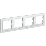 IEK BRITE BASE Белый Рамка 4-м РУ-4-БрБ.