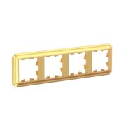 Systeme Electric AtlasDesign Antique Золото Рамка 4-ая, универсальная