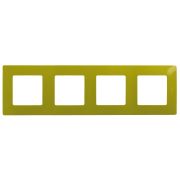 Legrand Etika Зеленый папоротник Рамка 4-ая 672544