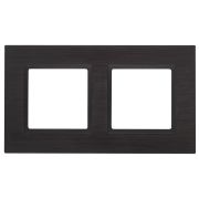 ЭРА 14-5202-05 Elegance Черный/антрацит Металл Рамка 2-ая