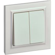 IEK BRITE Жемчуг Выключ. 2-кл. 10А в сб. ВСР10-2-0-БрЖ.