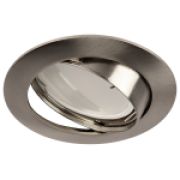 KL1A SN/1 Встраиваемый светильник литой поворотный, ЭРА MR16, 12V, 50W, сатин никель