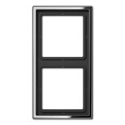 JUNG LS 990 Блестящий Хром Рамка 2-ая