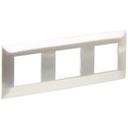 IEK SKANDY Металл Никель Рамка 3-ая SK-F33N.