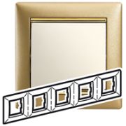 Legrand Valena Матовое Золото Рамка 5-ая гориз 770305
