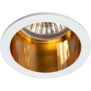 Arte Lamp A2165PL-1WH CAPH Точечный светильник белый/золото