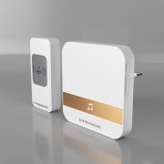 Звонок беспроводной DBQ24M WL 52M IP44 белый (в розетку) 200м Электростандарт a047173