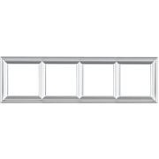 JUNG EcoProfi DECO Алюминий Рамка 4-ая