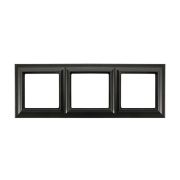 JUNG EcoProfi Standart Черный матовый Рамка 3-ая