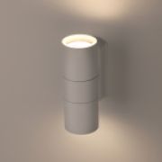 Декоративная подсветка ЭРА WL28 WH 2*GU10 MAX35W IP54 белый