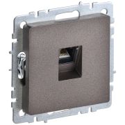 IEK BRITE BASE Темн.бронза Розетка комп. RJ45 кат.6 РК11-БрТБ.