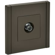 IEK FORTE&PIANO Серый Розетка TV проходная FP329.