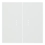 Клавиши двухклавишного выключателя с подсветкой белый матовый 35612 MW