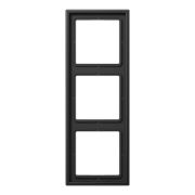 JUNG LS 990 Антрацит (лакир. алюминий) Рамка 3-ая