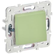IEK SKANDY Мятный Выключатель 1-клавишный кнопочный 10А SK-V14G.
