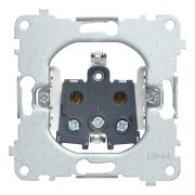 Механизм розетки 2к+з с винтовым подключением