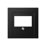 JUNG Крышка для аудиорозеток/USBрозеток черный матовый A569BFPLTSWM