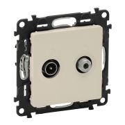 Legrand Valena LIFE DIY Сл.кость Розетка TV-SAT оконечная 10дБ, диап. 5-862МГц/950-2400 МГц