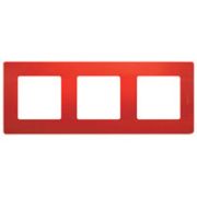 Legrand Etika Красный Рамка 3-ая 672533