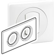 Legrand Celiane Белая Рамка 2-я (2+2 мод) IP44 069072