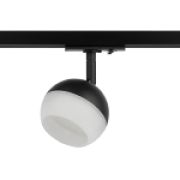 TR46-GX53BK Трековый светильник однофазный под лампу GX53 черный ЭРА