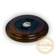 Рамка Colony деревянная одинарная, «Темный дуб, лак»