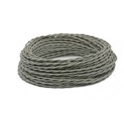 Провод ретро витой ПРВ 3х4 серый