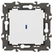 ЭРА 14-1102-01 Elegance Белый Выключатель 1-кл с подсветкой