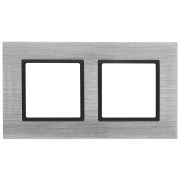 ЭРА 14-5202-41 Elegance Сталь/антрацит Металл Рамка 2-ая