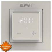 IQ THERMOSTAT D песочный Терморегулятор сенсорный программируемый