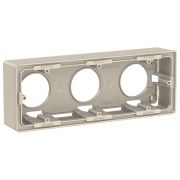 Schneider Electric Unica New Беж Коробка 3-ая для открытой установки (NU800644)