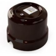 Розетка RJ-45 коричневый Lindas 32012